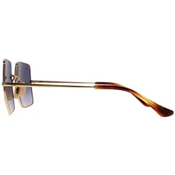 Ray-Ban Sunglasses Square RB1971 914778 Polished Gold Blue Grey Gradie