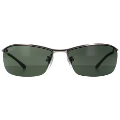 Rayban Sunglasses Top Bar 3183 Gunmetal Polarized Green 004/9A