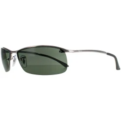 Rayban Sunglasses Top Bar 3183 Gunmetal Polarized Green 004/9A