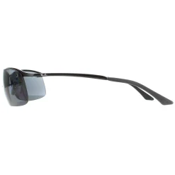 Rayban Sunglasses Top Bar 3183 Shiny Black Polarized Grey 002/81