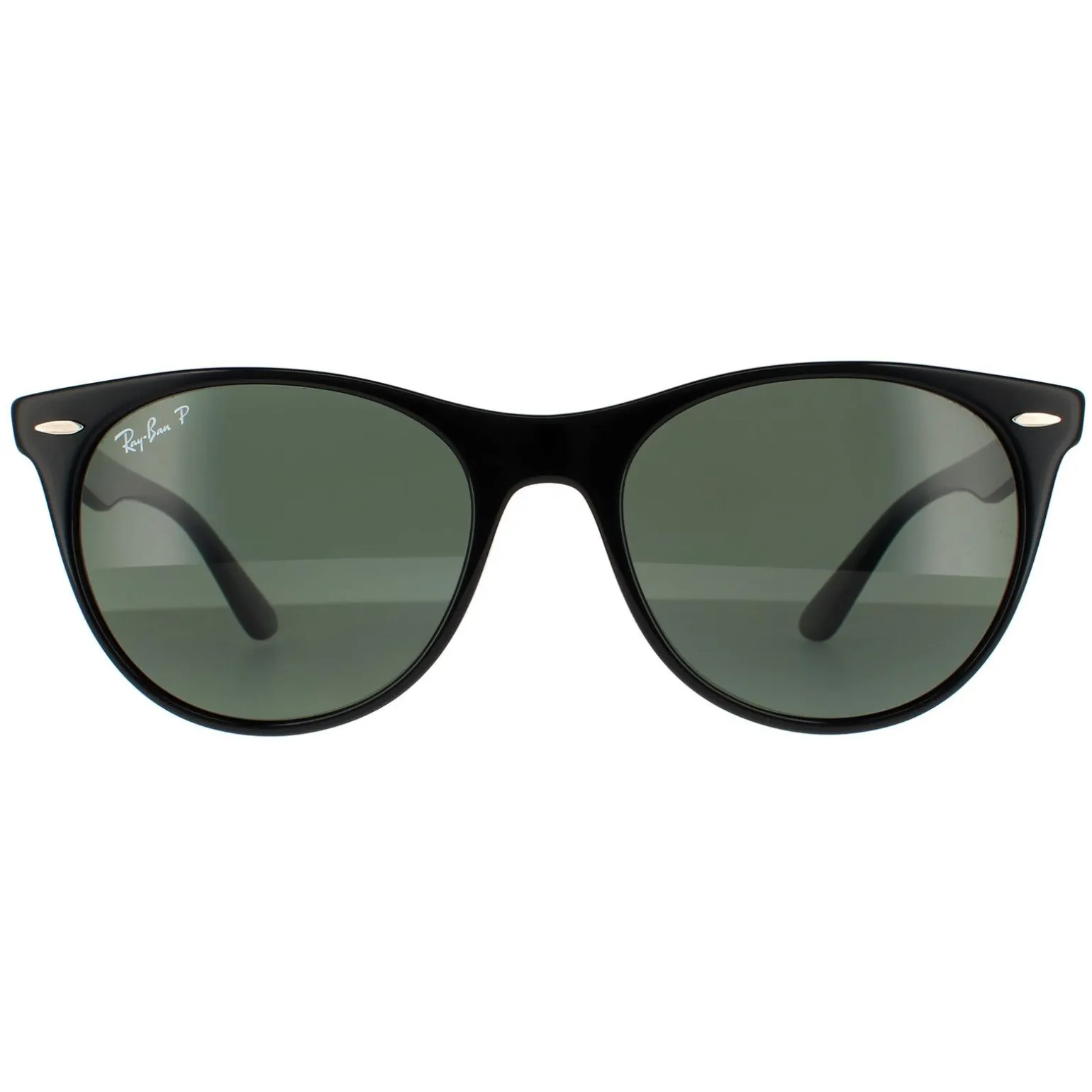 Ray-Ban Sunglasses Wayfarer II RB2185 901/58 Black G-15 Green Polarize