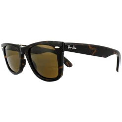 Ray-Ban Sunglasses Wayfarer 2140 Tortoise Brown Polarized 902/57 Mediu