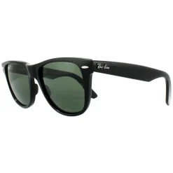 Ray-Ban Sunglasses Wayfarer 2140 901/58 Black Green G-15 Polarized Med