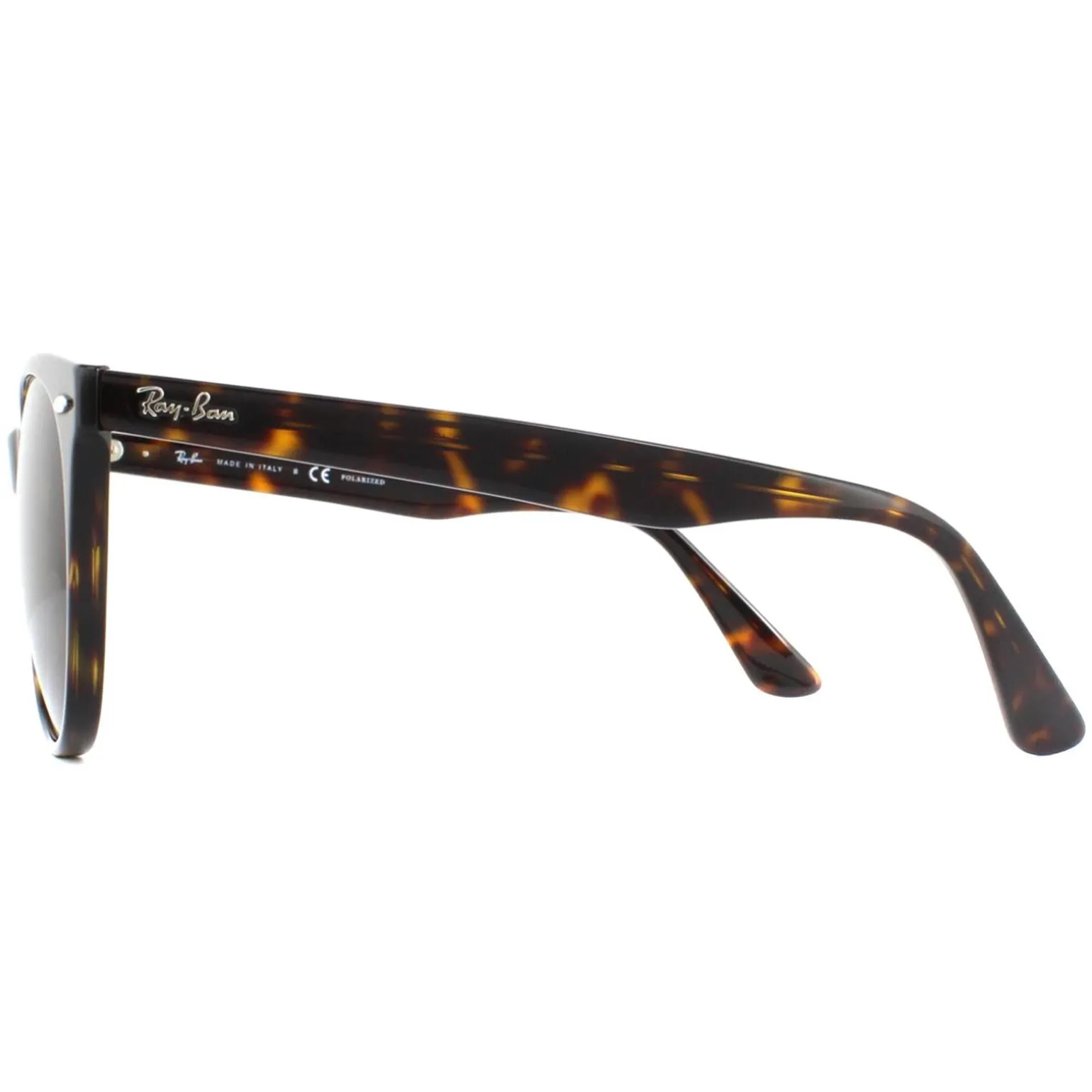 Ray-Ban Sunglasses Wayfarer II RB2185 902/57 Striped Havana Brown Pola