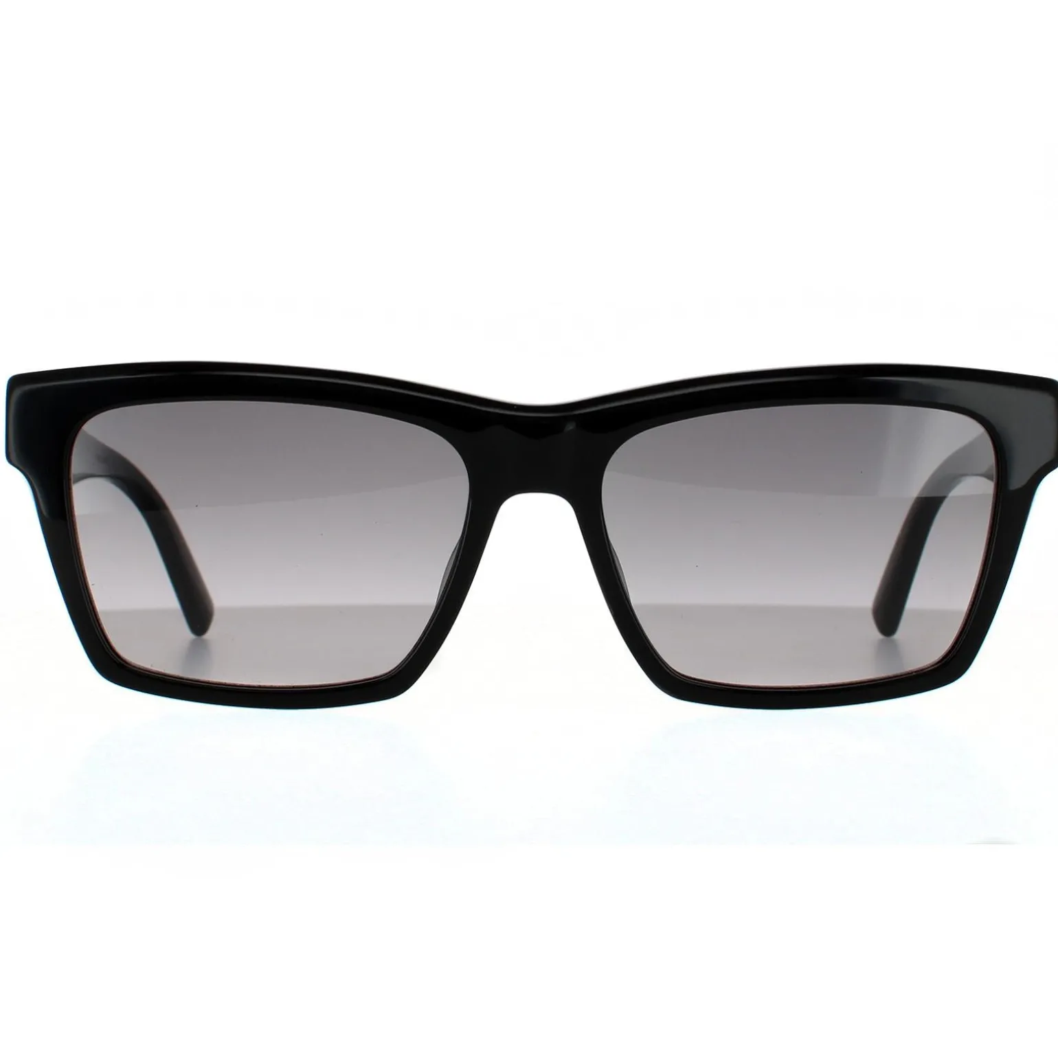 Saint Laurent Sunglasses SL M104 001 Shiny Black Grey Gradient