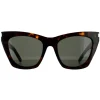 Saint Laurent Sunglasses SL 214 KATE 006 Havana Grey