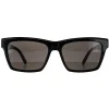 Saint Laurent Sunglasses SL M104 002 Shiny Black Dark Grey