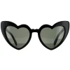 Saint Laurent Sunglasses SL 181 LOU LOU 001 Black Grey
