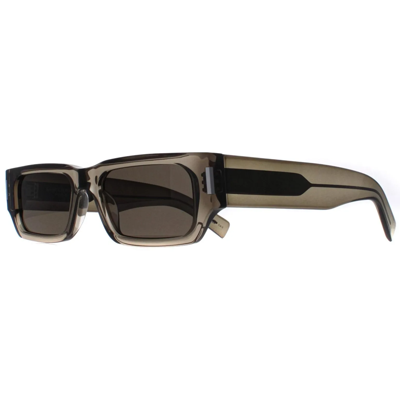 Saint Laurent Sunglasses SL660 003 Transparent Brown Grey