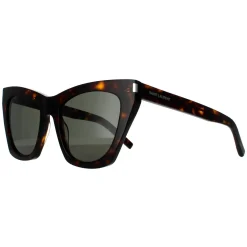 Saint Laurent Sunglasses SL 214 KATE 006 Havana Grey