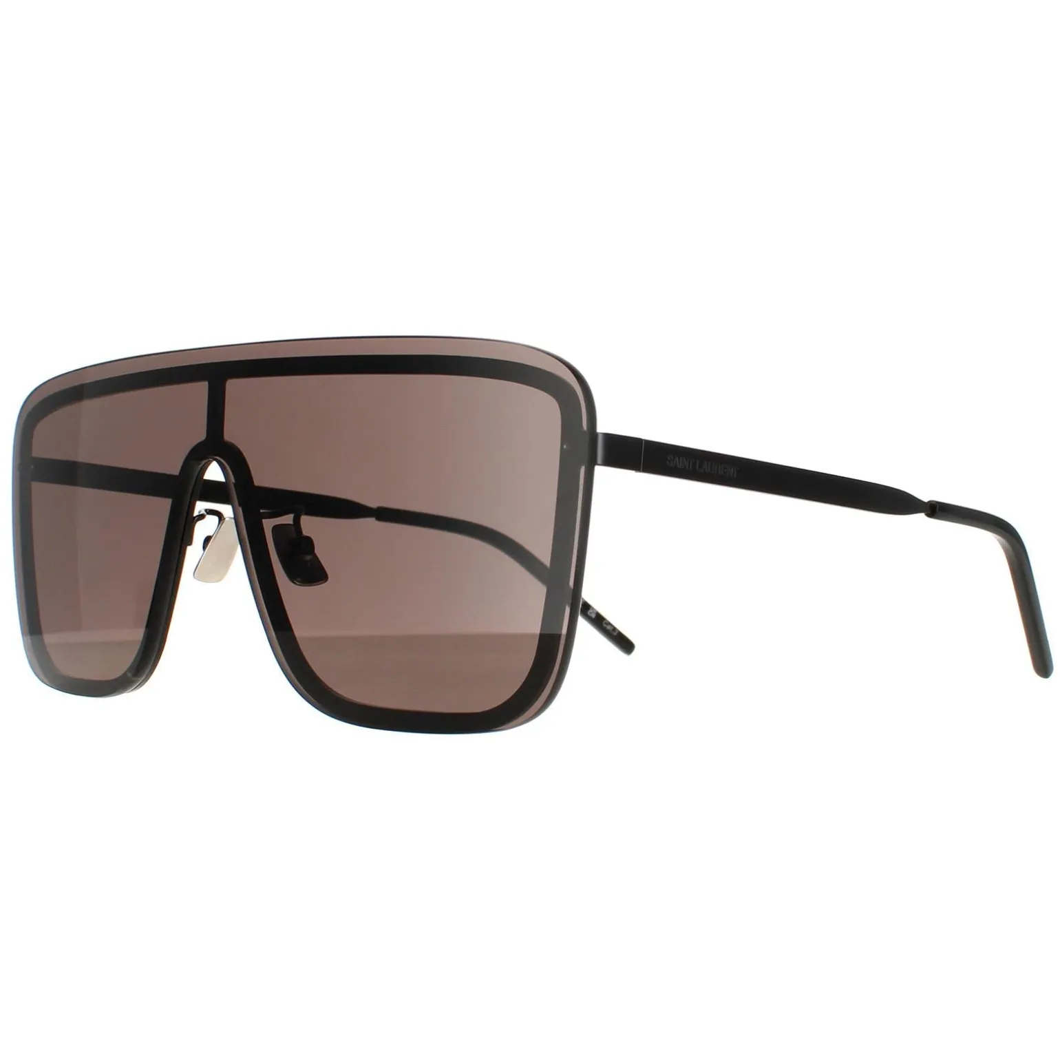 Saint Laurent Sunglasses SL364 MASK 002 Black Dark Grey