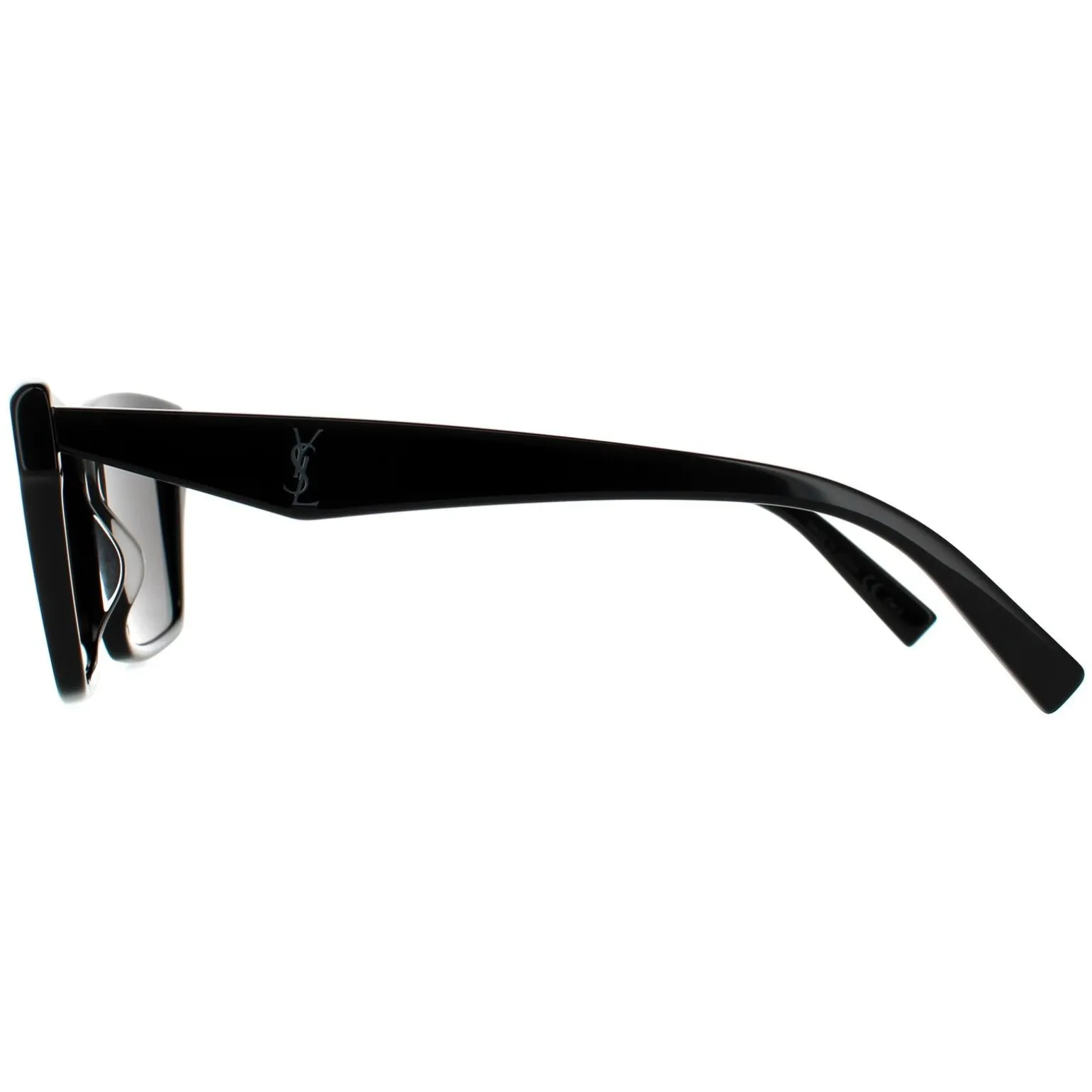Saint Laurent Sunglasses SL M104 002 Shiny Black Dark Grey