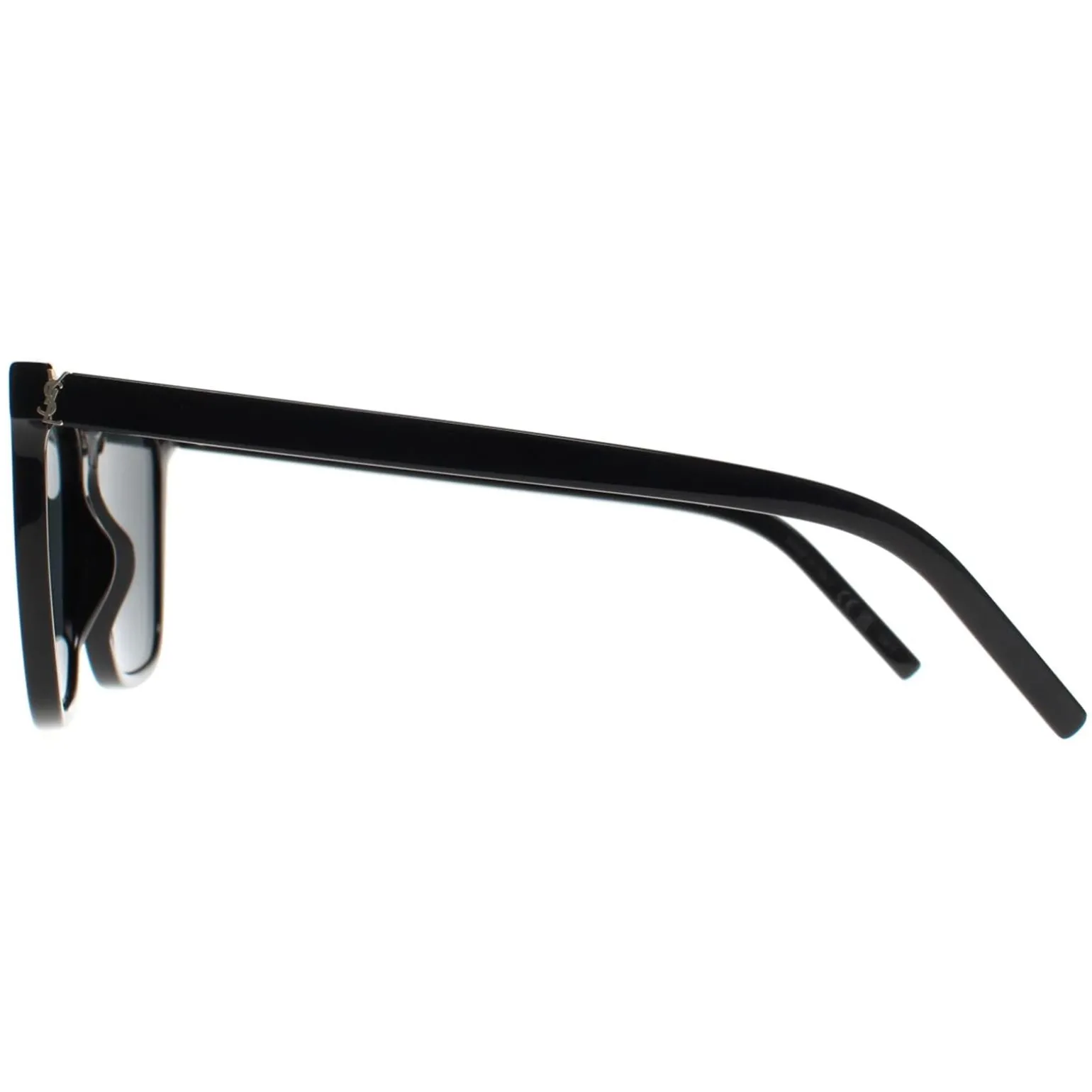 Saint Laurent Sunglasses SL M146 001 Shiny Black Dark Grey