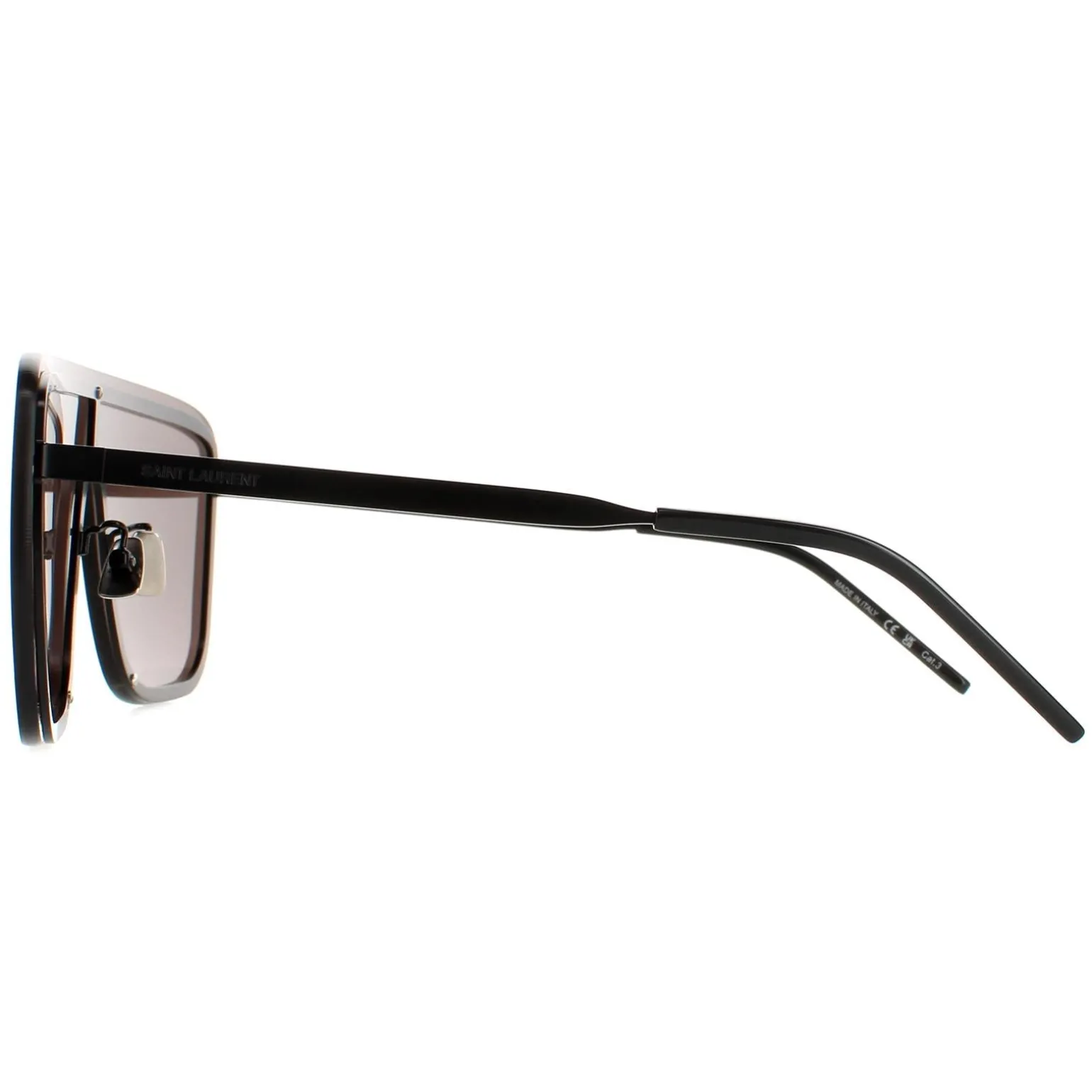 Saint Laurent Sunglasses SL364 MASK 002 Black Dark Grey