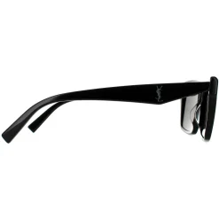 Saint Laurent Sunglasses SL M104 002 Shiny Black Dark Grey