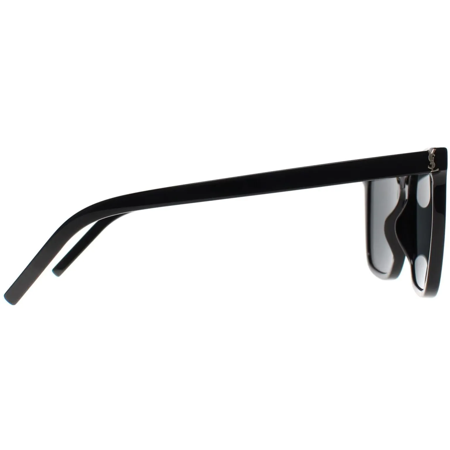 Saint Laurent Sunglasses SL M146 001 Shiny Black Dark Grey