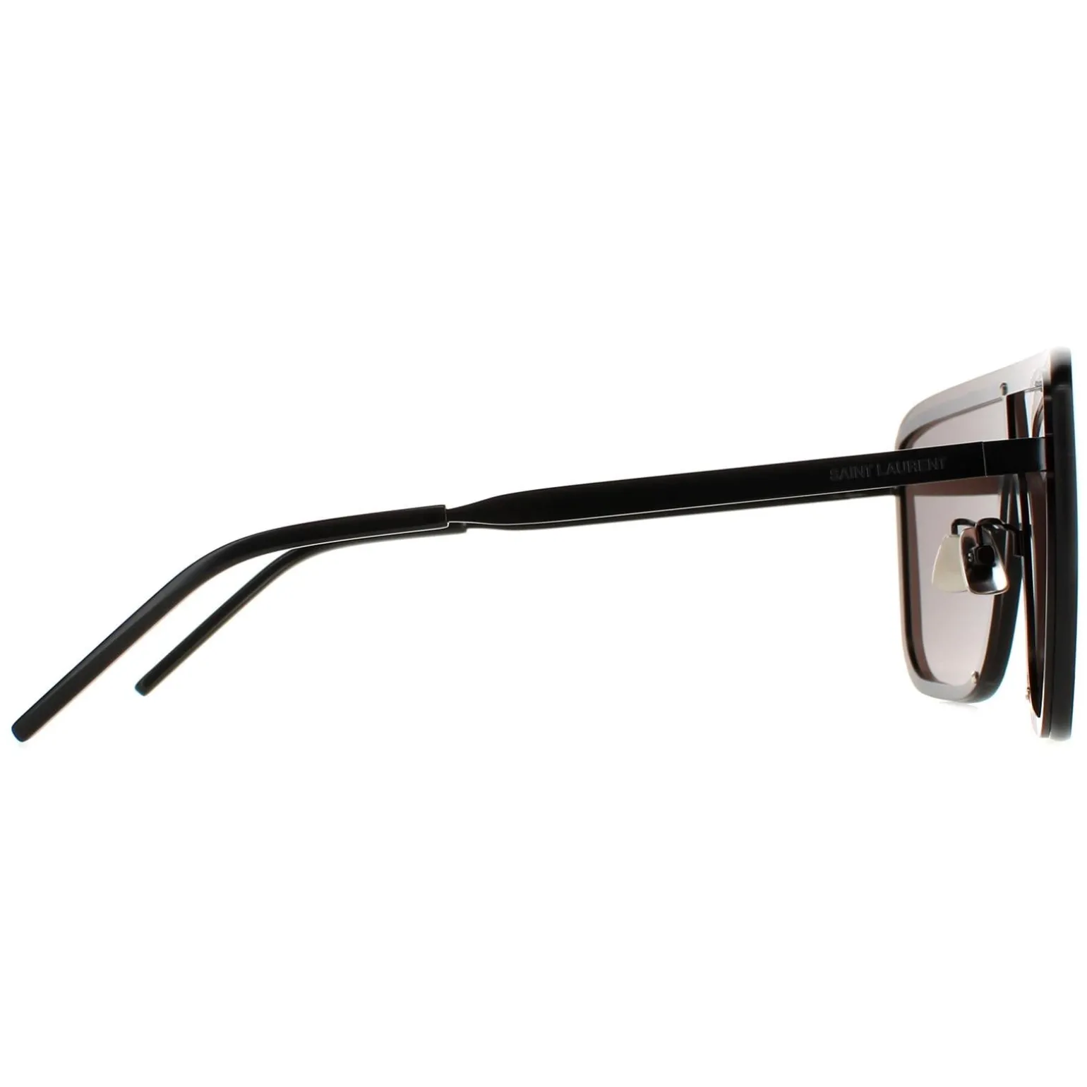 Saint Laurent Sunglasses SL364 MASK 002 Black Dark Grey
