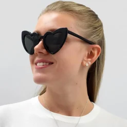 Saint Laurent Sunglasses SL 181 LOU LOU 001 Black Grey