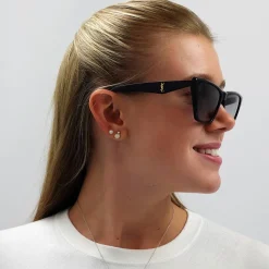Saint Laurent Sunglasses SL M103 001 Black Grey Gradient
