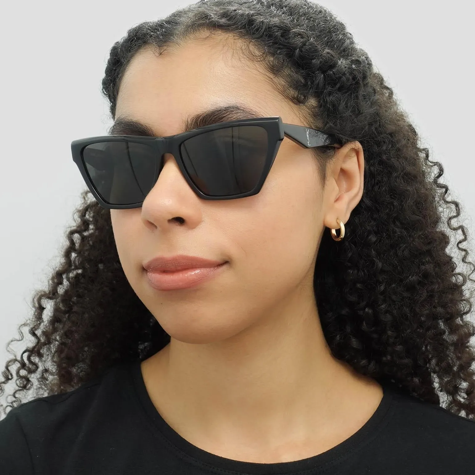 Saint Laurent Sunglasses SL M103 002 Black Black