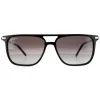 Salvatore Ferragamo Sunglasses SF966S 001 Black and Silver Grey Gradie