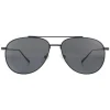 Salvatore Ferragamo Sunglasses SF201S 002 Matte Black Grey
