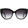 Salvatore Ferragamo Sunglasses SF1061S 001 Black Grey Gradient