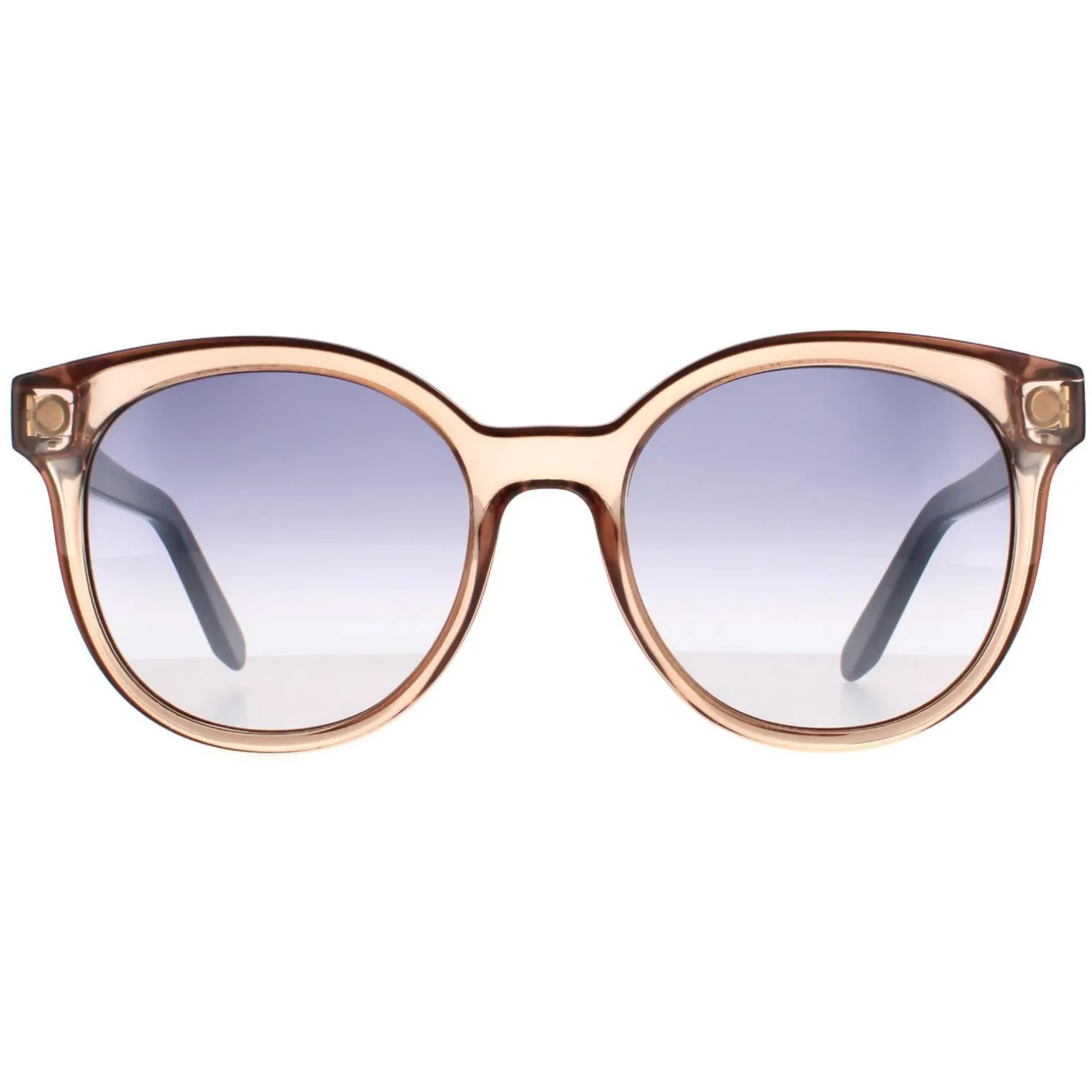 Salvatore Ferragamo Sunglasses SF833S 290 Crystal Nude Beige Light Gre