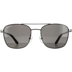 Salvatore Ferragamo Sunglasses SF158S 015 Dark Gunmetal Smoke Grey