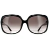 Salvatore Ferragamo Sunglasses SF739SA 001 Black Grey Gradient