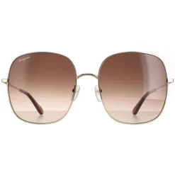Salvatore Ferragamo Sunglasses SF300S 703 Gold Brown Gradient