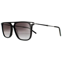 Salvatore Ferragamo Sunglasses SF966S 001 Black and Silver Grey Gradie
