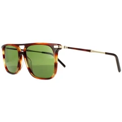 Salvatore Ferragamo Sunglasses SF966S 216 Striped Brown Solid Green