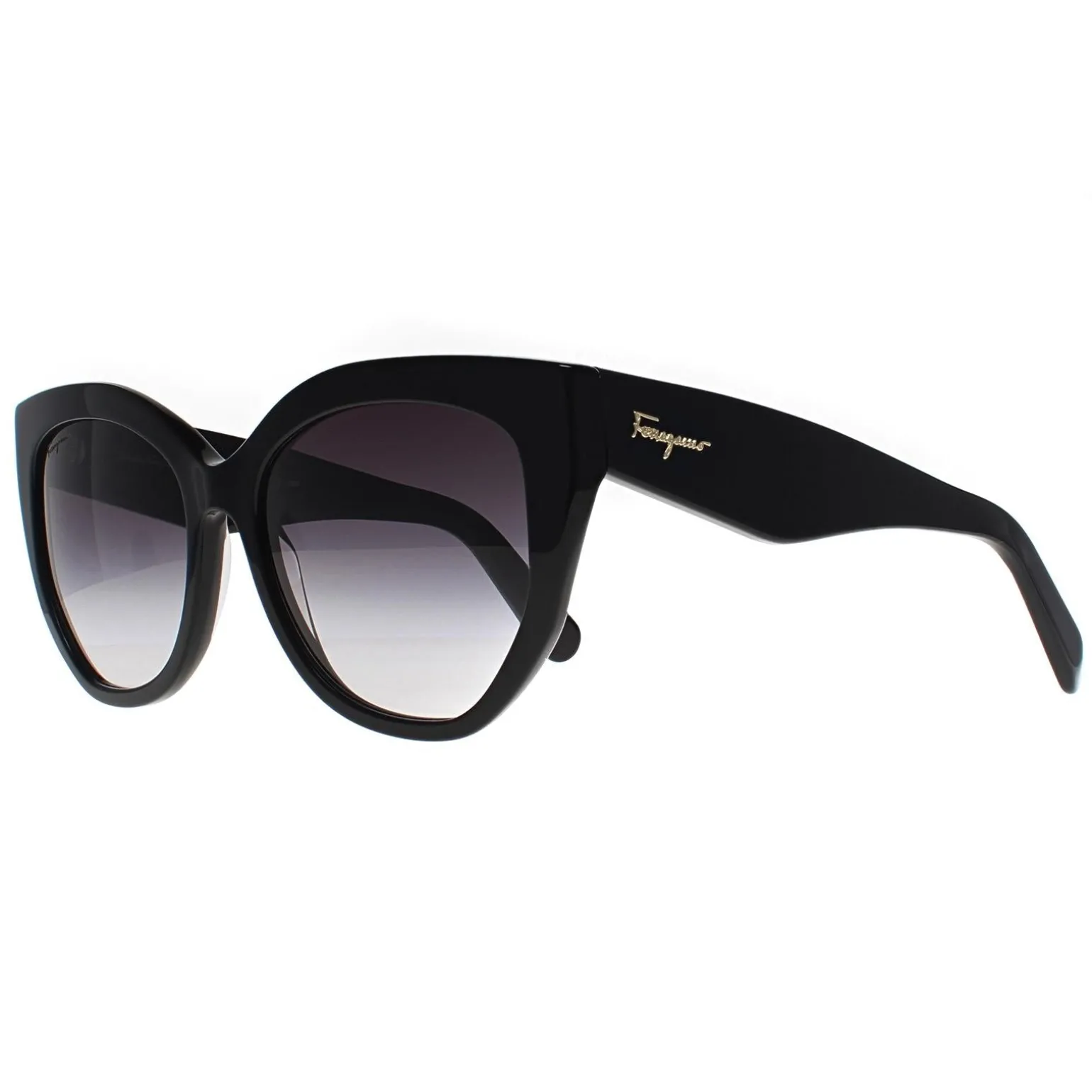 Salvatore Ferragamo Sunglasses SF1061S 001 Black Grey Gradient