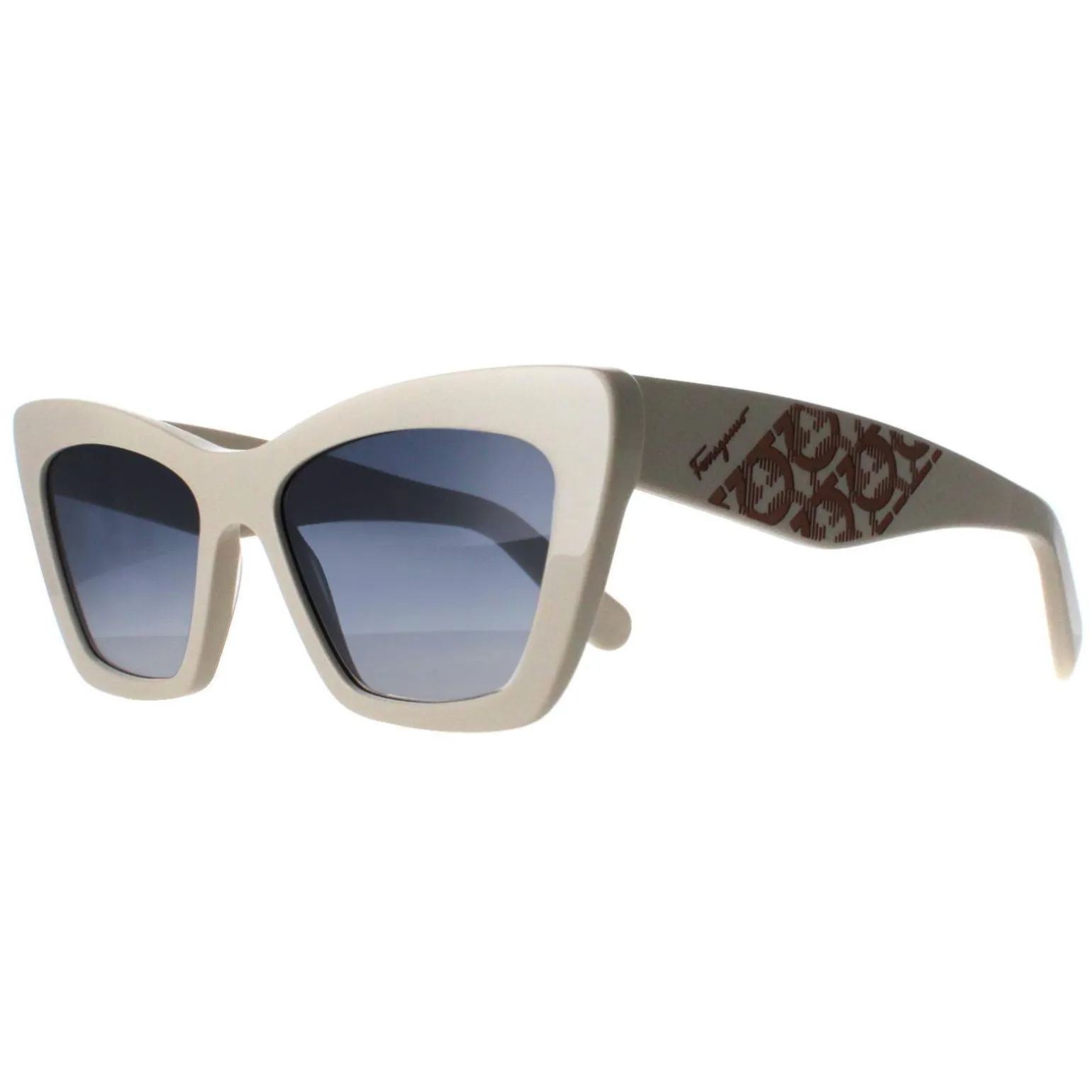 Salvatore Ferragamo Sunglasses SF1081SE 103 Ivory Blue Gradient