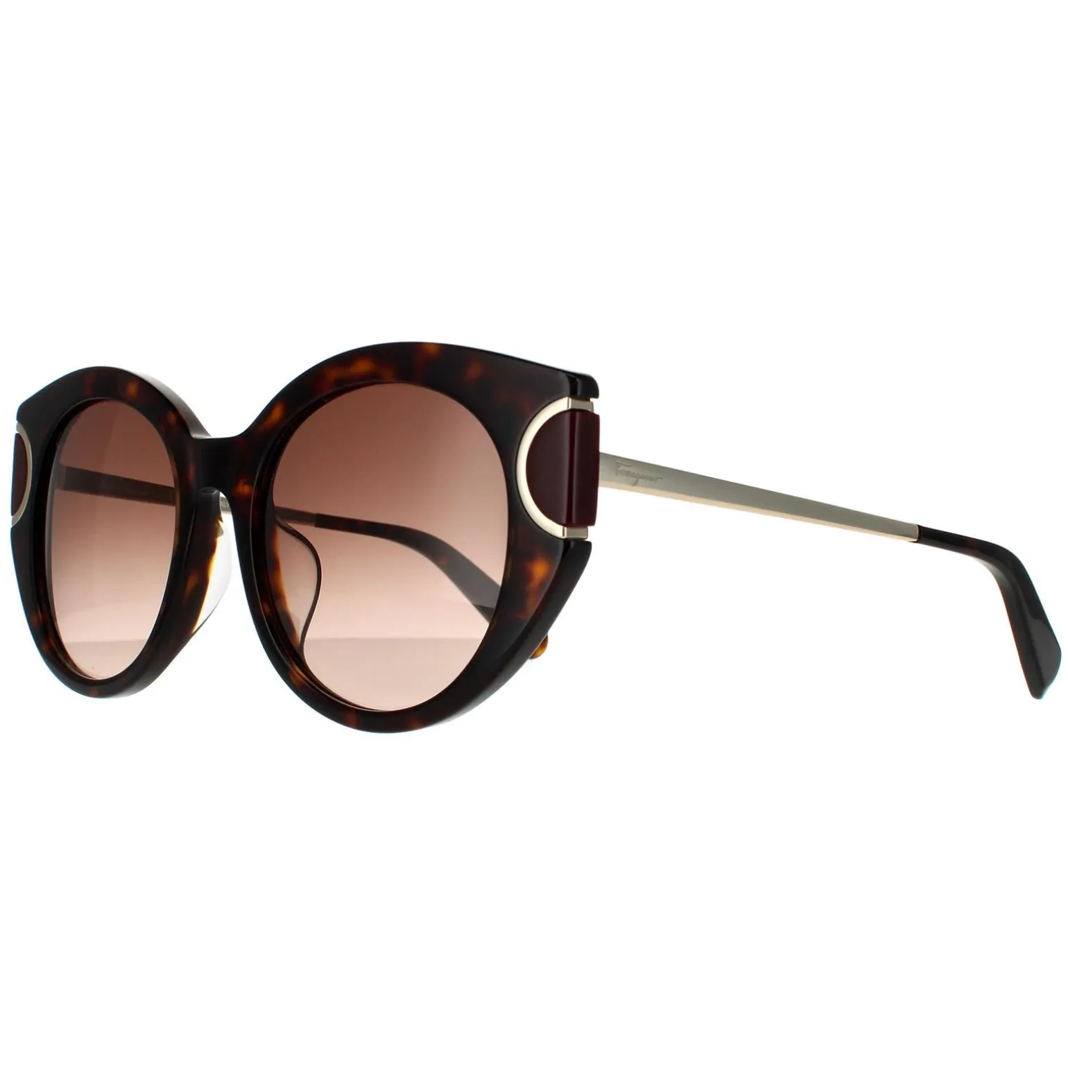 Salvatore Ferragamo Sunglasses SF840SA 214 Tortoise Brown Gradient
