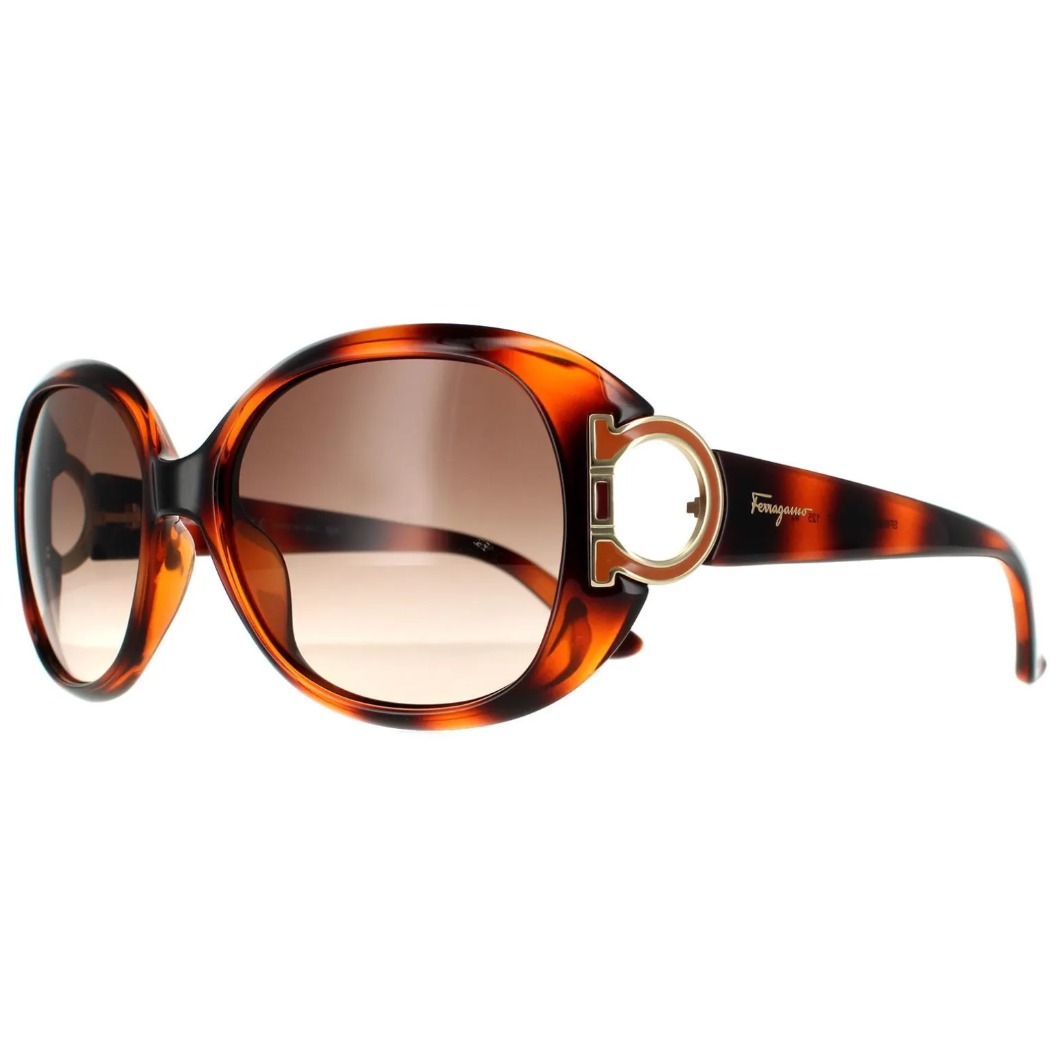 Salvatore Ferragamo Sunglasses SF668 238 Tortoise Brown Gradient