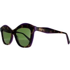 Salvatore Ferragamo Sunglasses SF941S 227 Havana Vintage Violet Green