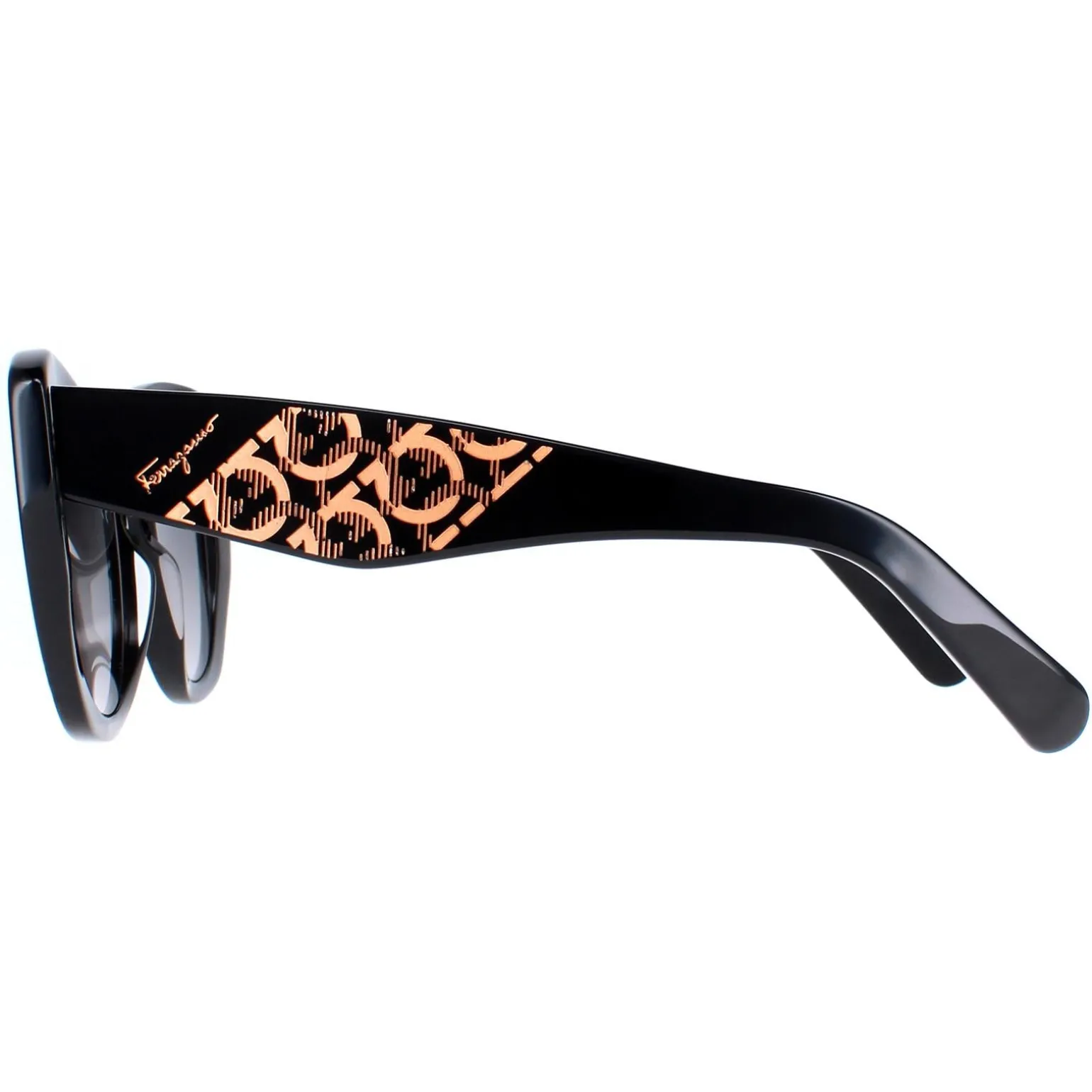 Salvatore Ferragamo Sunglasses SF1022S 001 Black Grey Gradient