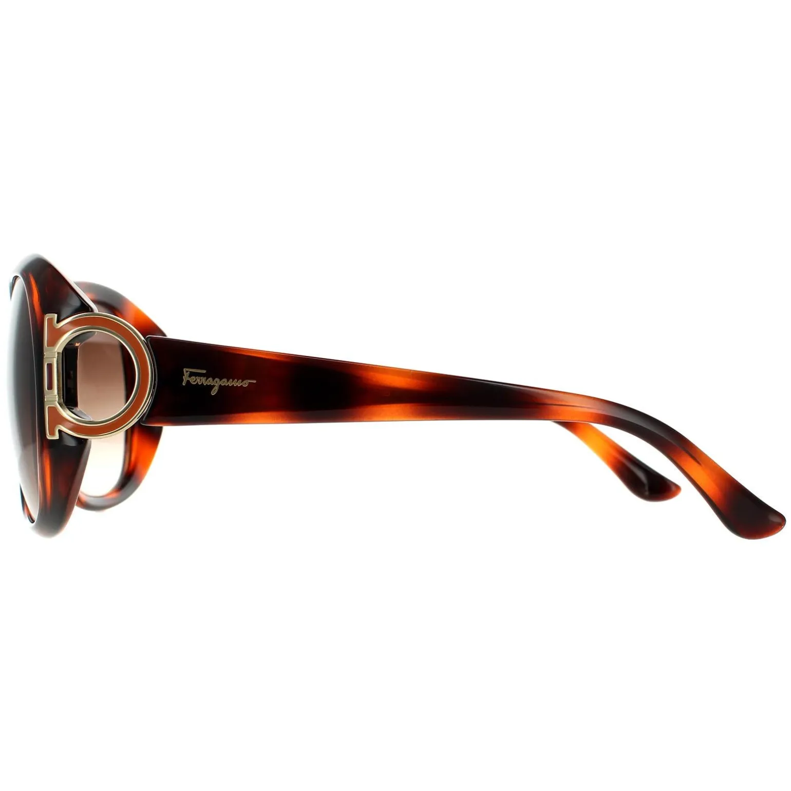 Salvatore Ferragamo Sunglasses SF668 238 Tortoise Brown Gradient