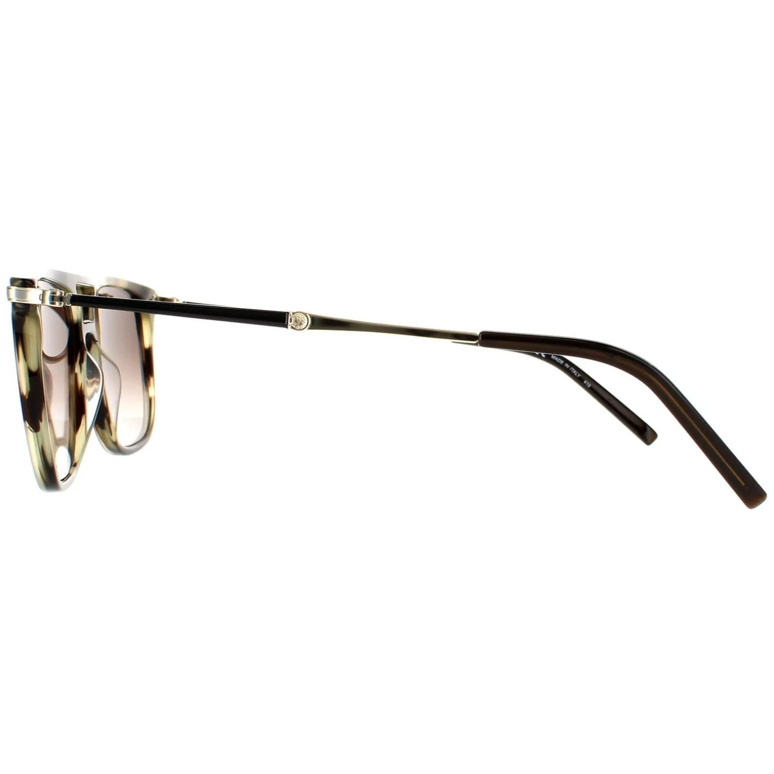 Salvatore Ferragamo Sunglasses SF966S 319 Striped Khaki Brown Gradient