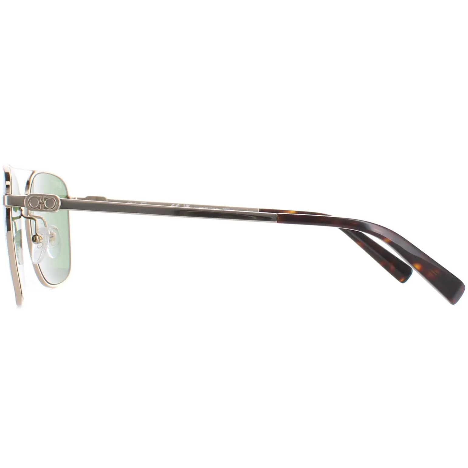 Salvatore Ferragamo Sunglasses SF158S 717 Golld Green