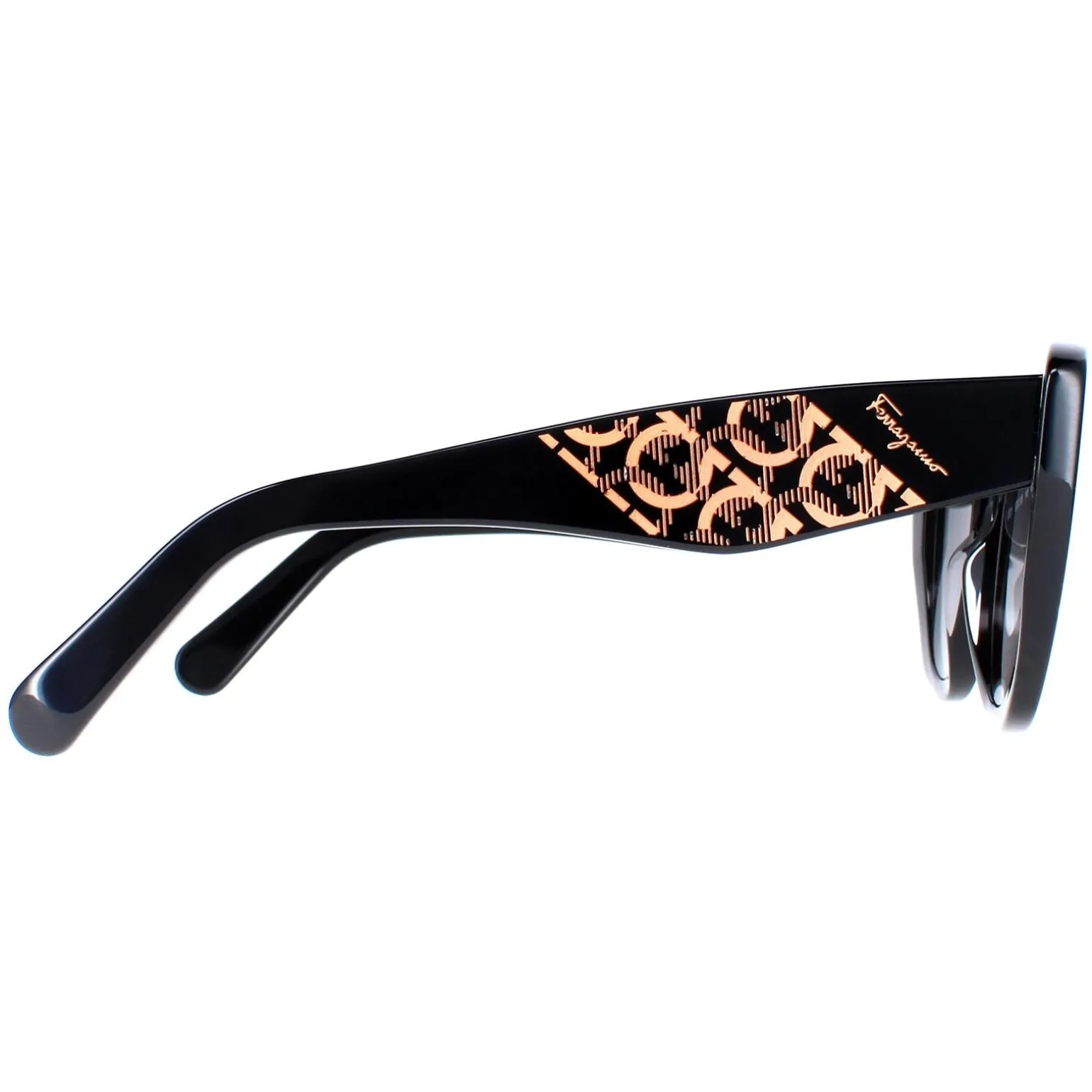 Salvatore Ferragamo Sunglasses SF1022S 001 Black Grey Gradient