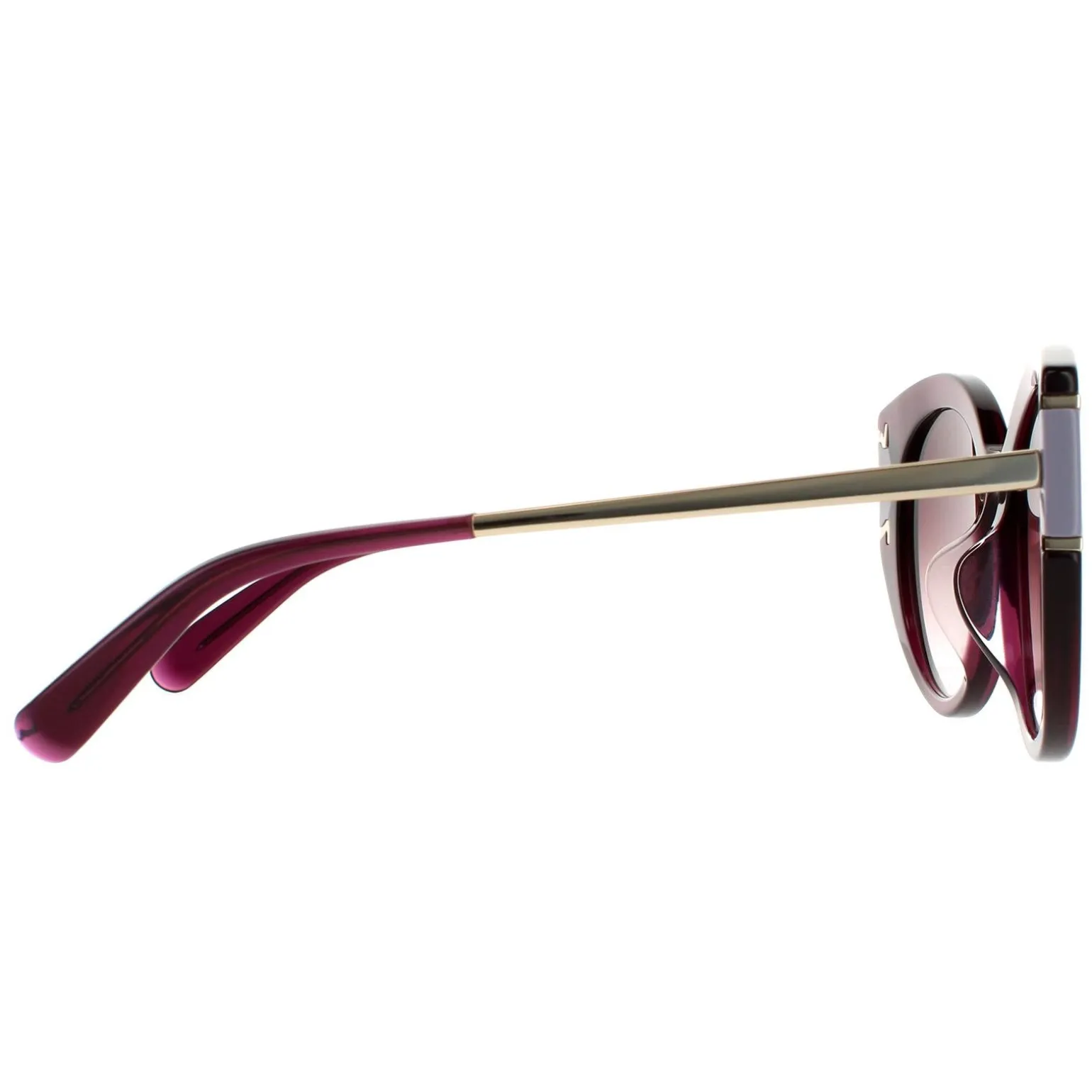 Salvatore Ferragamo Sunglasses SF840SA 500 Violet Brown Wine Gradient