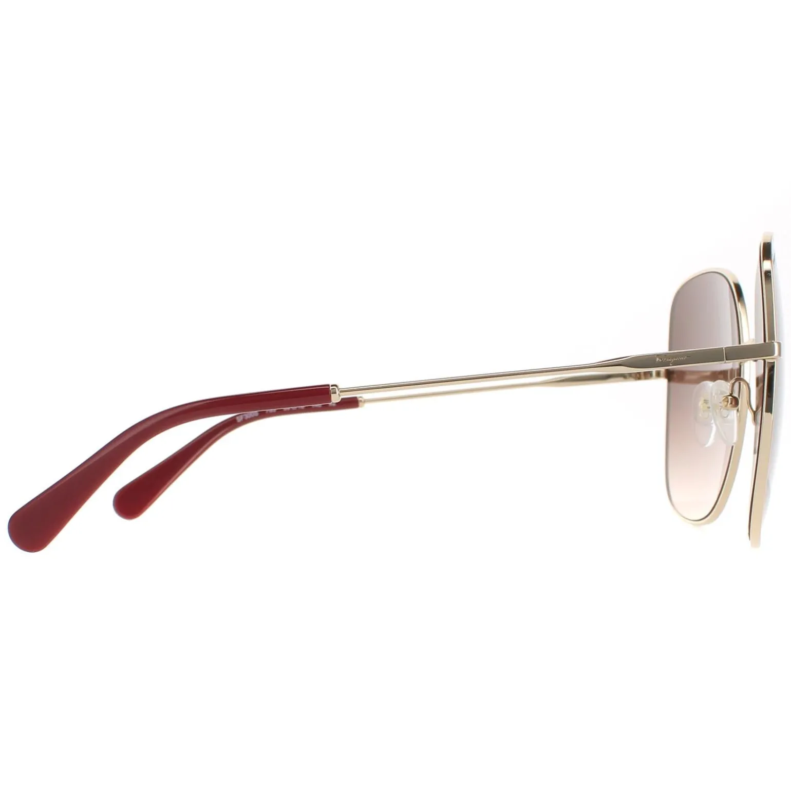 Salvatore Ferragamo Sunglasses SF300S 703 Gold Brown Gradient