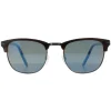 Serengeti Sunglasses Alray 8944 Shiny Wood Grain Blue 555nm Polarized