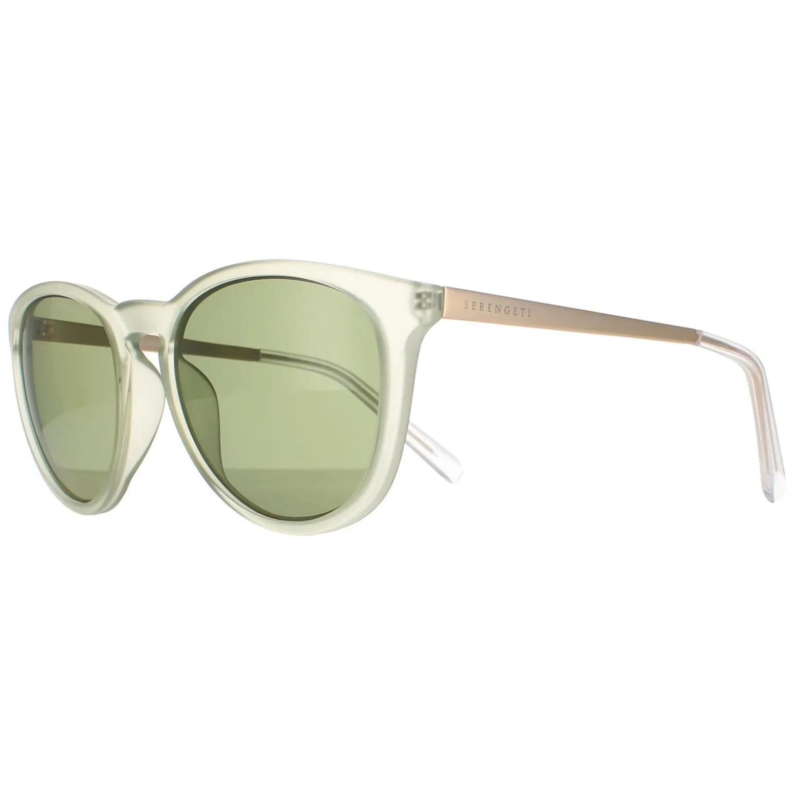 Serengeti Sunglasses Brawley SS556004 Crystal Green Saturn Polarized G