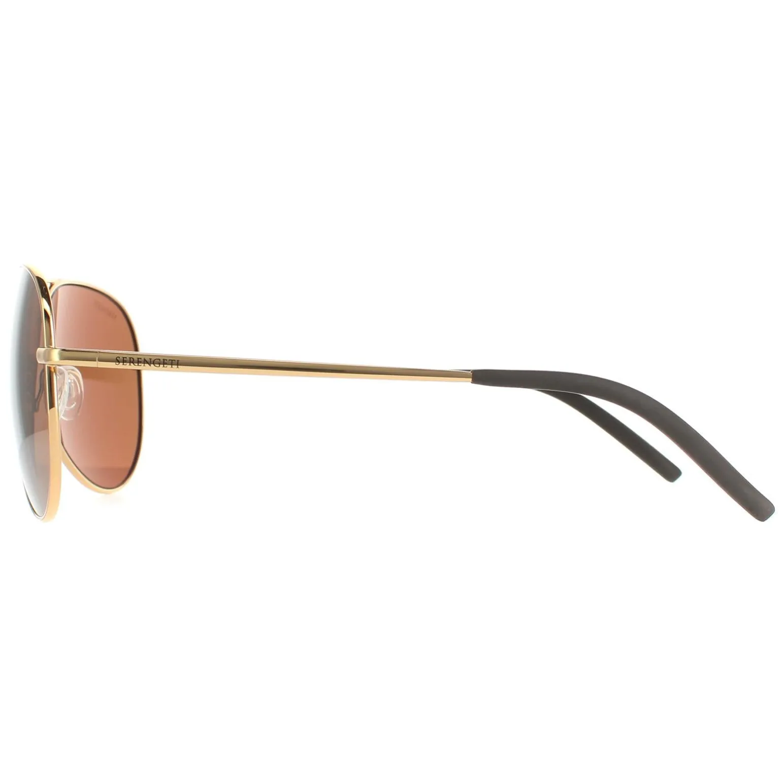 Serengeti Sunglasses Carrara 8546 Shiny Gold Gold Drivers Mineral Pola