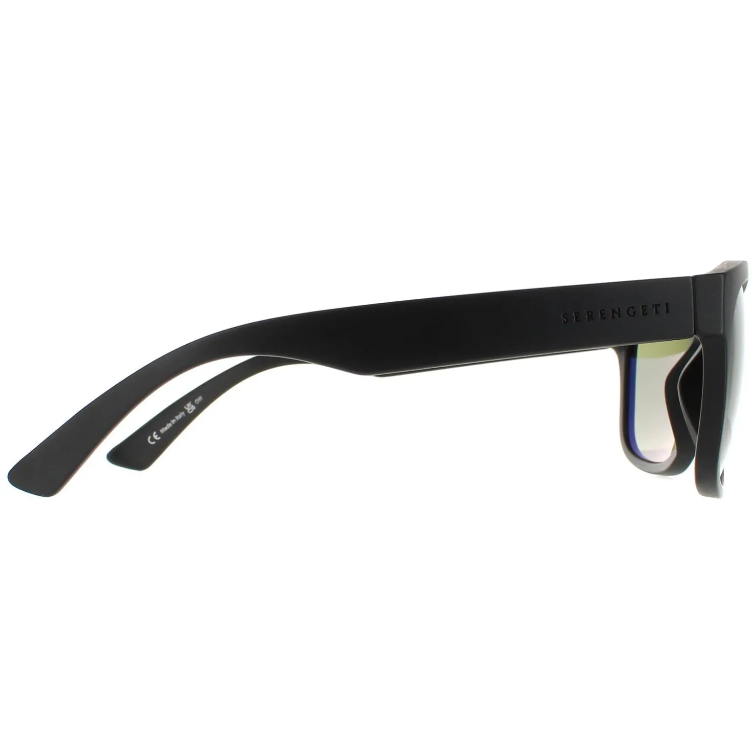 Serengeti Sunglasses Chandler SS557005 Matte Black Saturn Green 555nm