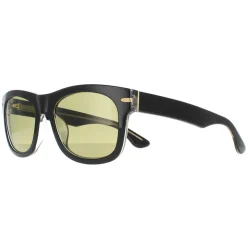 Serengeti Sunglasses Foyt SS549005 Shiny Black Transparent Layer Green